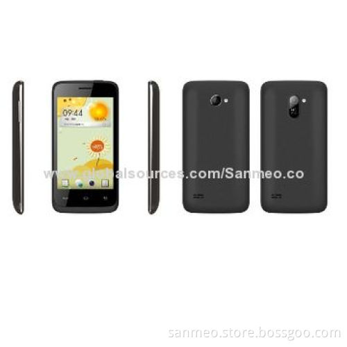 4.0" Android 4.2 OS Smartphones, WCDMA/MT6572M at 1.0GHzx2, 2-SIM Card/-standby/2GB NAND + 256MB RAMNew